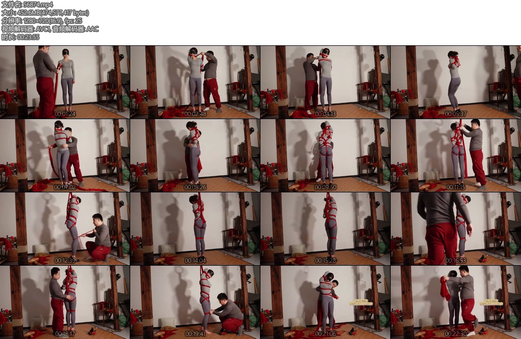 [路由原创] 紧缚文慧背剑-丝依依