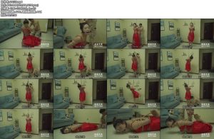 [蔚蓝艺束] 爱凌体验日式捆绑，单腿吊绑，驷马紧缚-丝依依