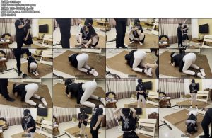 [缚予原创] 线下真实调教之新m初雪水手服白丝JK训狗调教狗姿训练牵引踩踏羞辱挠脚TKSP耳光项圈镣铐戴上狠狠挠脚心敢乱动就手指弹下边内八-丝依依