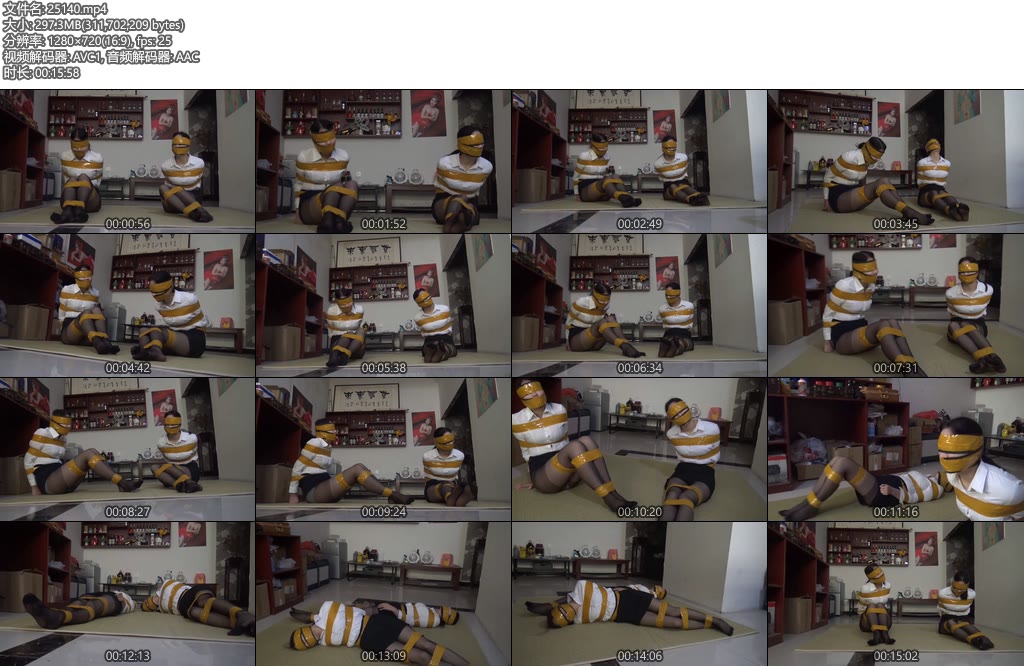 [胜景影视] 两个黑丝打工妹被绑架-丝依依