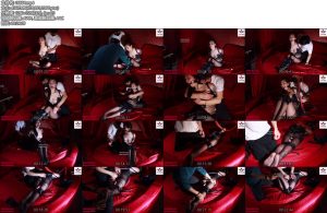 [自由鹰束艺] 粗狂暴力 性感蕾丝 皮拘束 TK 撕扯 虐待 强制开口-丝依依