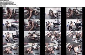 [缚心室] 黑丝女学生的拘束架体验两种不同姿势玩法炮击AV棒极限拘束下全程求饶最后被折磨到哭-丝依依