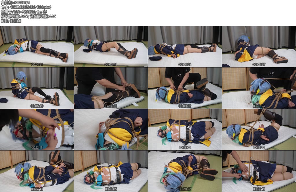 [象人原创] 小0cos影之诗巴巴洛斯挣脱马具口球驷马-丝依依