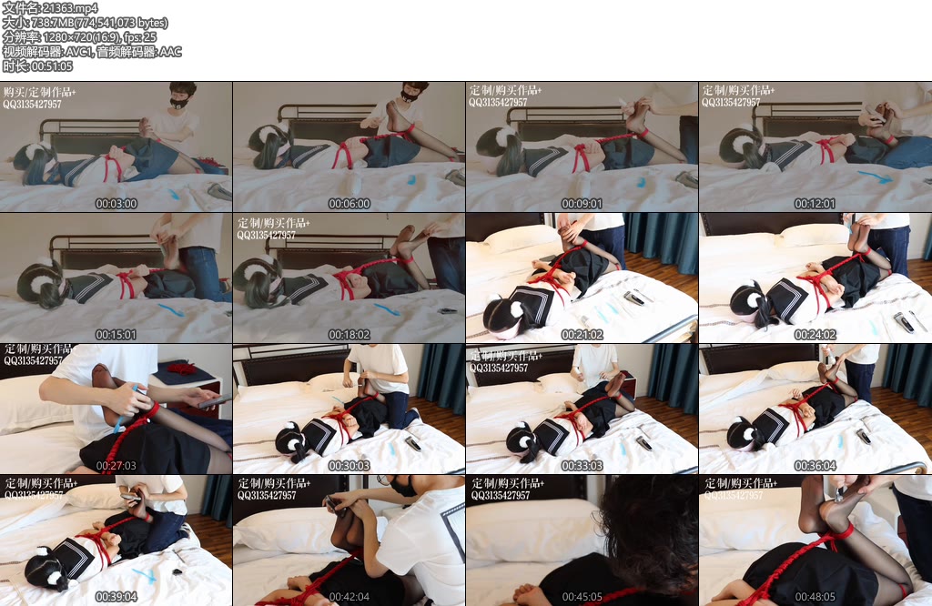 [咕咕精] 双马尾学霸的挠痒测评2-测试5种TK道具哪个更痒 高强度长时间-丝依依