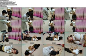 [一绳所爱] 玥儿极限驷马捆绑，柔软和耐力好强的女孩，极限欧式捆绑-丝依依