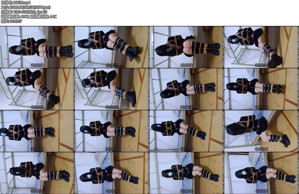 [新月原创] 玉箫肉丝长靴水手服TD扭动挣扎非常唯美漂亮的感觉-丝依依