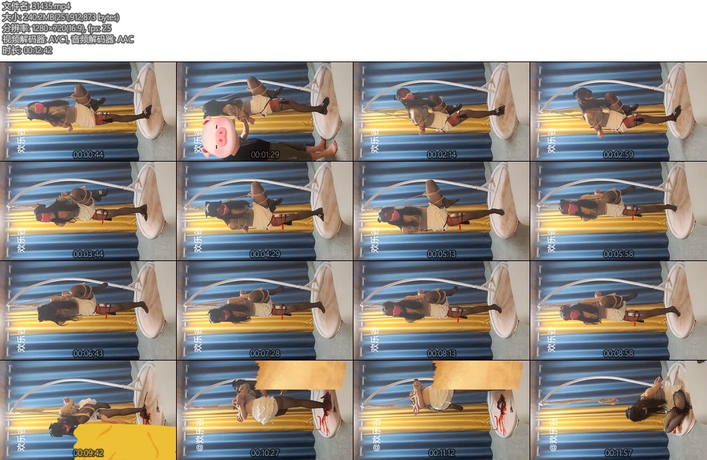 [欢乐谷] 蒙面大叔单腿吊小m-丝依依