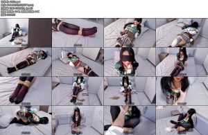 [嗷大喵] 路崽日记（第二集）萤草cos无假发自缚日式紧缚并腿捆口球双td尾巴三塞吃手指放置盲解花絮牵着跪走狗姿态趴踩头海老缚-丝依依