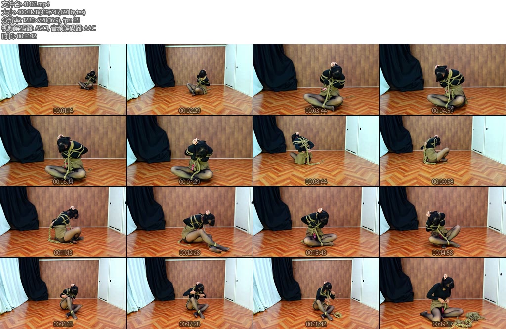 [亚洲绳艺] ローター責め胡坐縛りからの脱出-丝依依