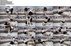 [子衿原创] 大长腿菲菲被绑架，丝袜堵嘴，绑的死死的-丝依依