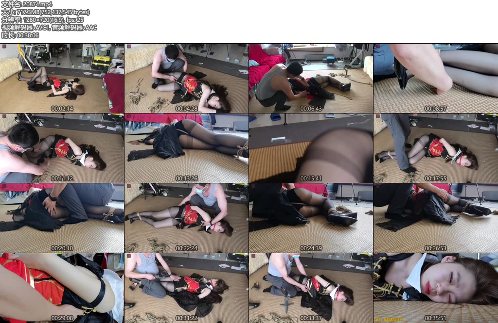 [绳之韵] 蝶儿COSPLAY真红骑士无量塔姬子的女奴之旅：红骑士的女奴炼狱耻辱培育序幕篇-丝依依