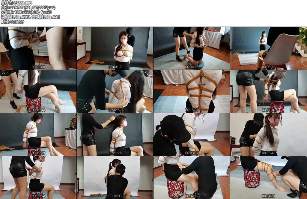 [一绳所爱] 小白被女绳师紧紧捆绑起来-丝依依