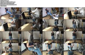 [绳之韵] 点点虐瑾瑜（下集）双棒+皮鞭+各种稀奇古怪的小工具，凳子缚虐-丝依依