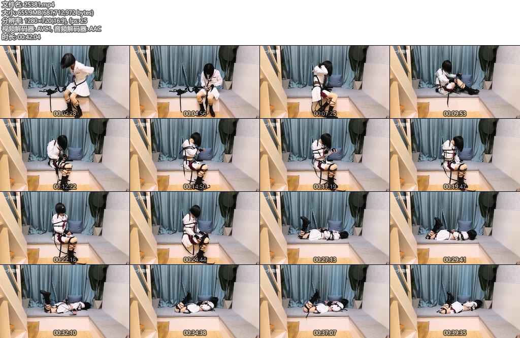 [一只萌熊] 自制的日式自缚套装-丝依依