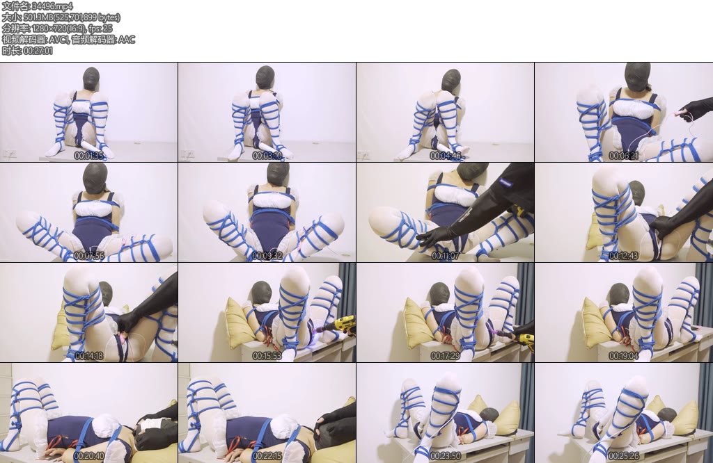 [亚洲绳艺] 禁忌收容所 收容（03）拉链开裆死库水白丝白丝捂鼻子呼吸无内电钻旋转棒子伺候直接钻上天际-丝依依