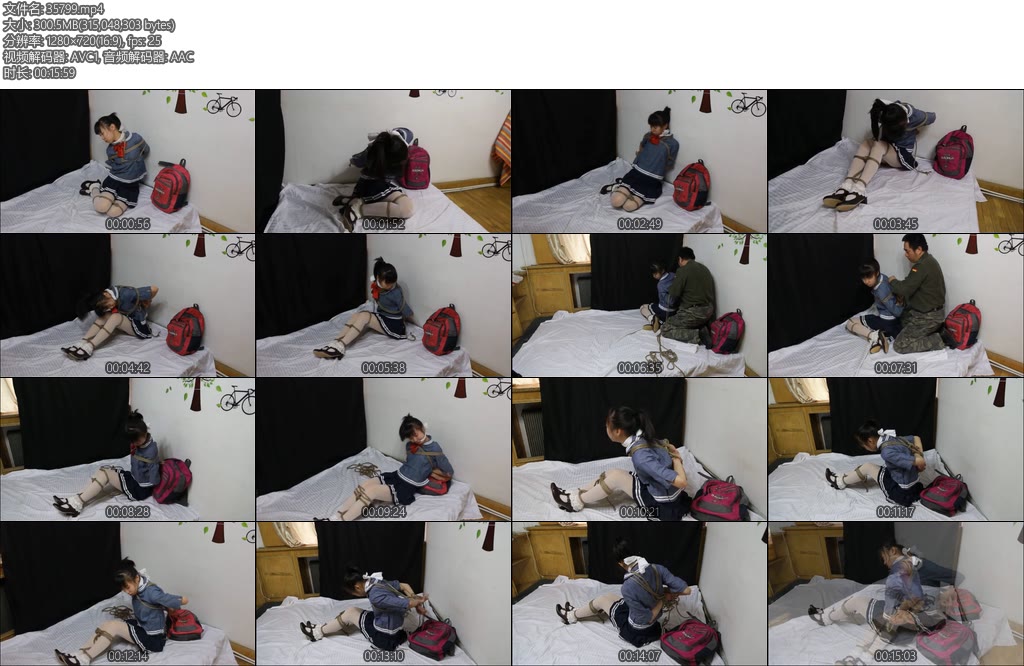 [亚洲绳艺] 佳慧捆绑逃脱-丝依依