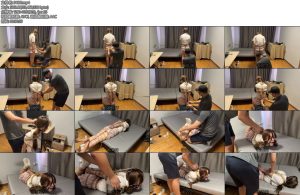 [WN原创] 玩奴原创 本台最大xiong素人妹妹的超紧暴杀驷马白短袜马具口球堵嘴-丝依依