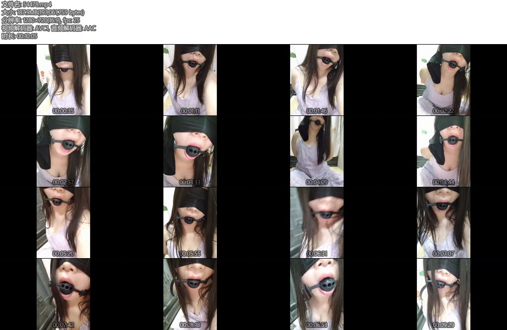 [惜缘原创] 宅男短片系列D胸巨乳口球堵嘴流口水-丝依依