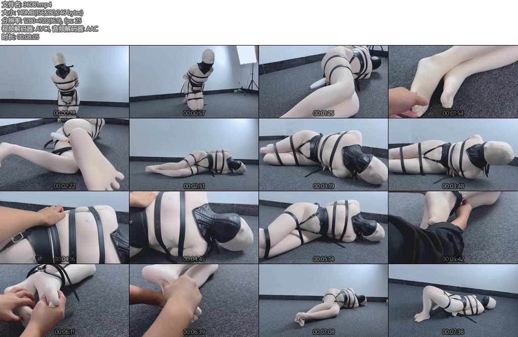 [无脑鱼] 穿上新全包紧身衣后的全身拘束TK挠脚心强制放置gc-丝依依