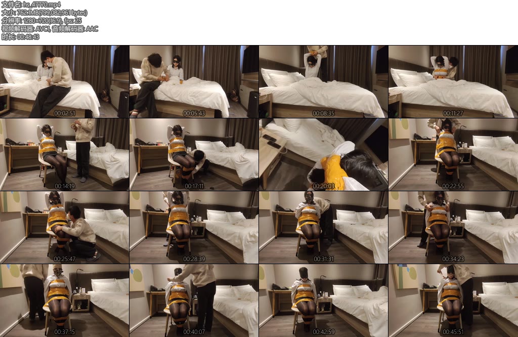 [酱酱喵] 酱酱喵与spider 椅子玩弄-丝依依