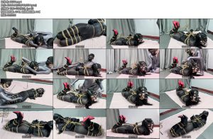 [进击的番茄] 全身禁锢绷紧的快感油亮黑丝超绝驷马紧缚口罩口塞红底高跟鞋波波贝全程失控模式被强制拉起的头部被紧紧禁锢着全身基本无法动弹只能扭动诱人的腰肢释放快感不停地呜呜却无法改变自己的局面羞耻的肉货-丝依依