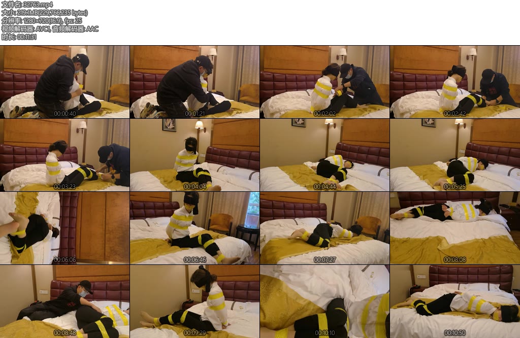 [魔法摄影] 魔法少女小方 琳斓肉丝秘书装胶带挣扎-丝依依