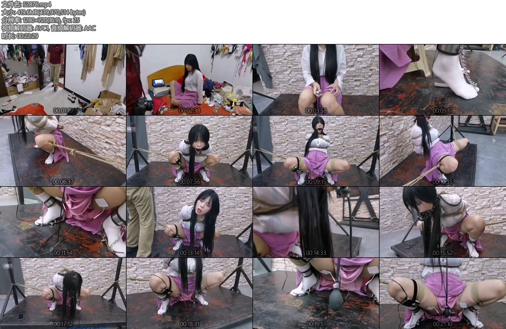 [飞天原创] 曼妮玩自缚的悲惨遭遇-丝依依