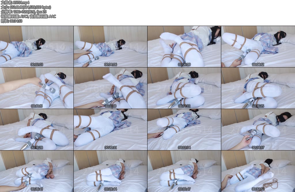 [长颜草] 抖m梦婷叉入式zd棒强制gc白丝压迫bb直接深入到底分腿直臂驷马gc的在床上乱滚-丝依依