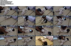 [新月原创] 玉箫内衣裤丝袜衣分腿手脚缚分腿驷马股绳拉扯TK各种挣扎-丝依依