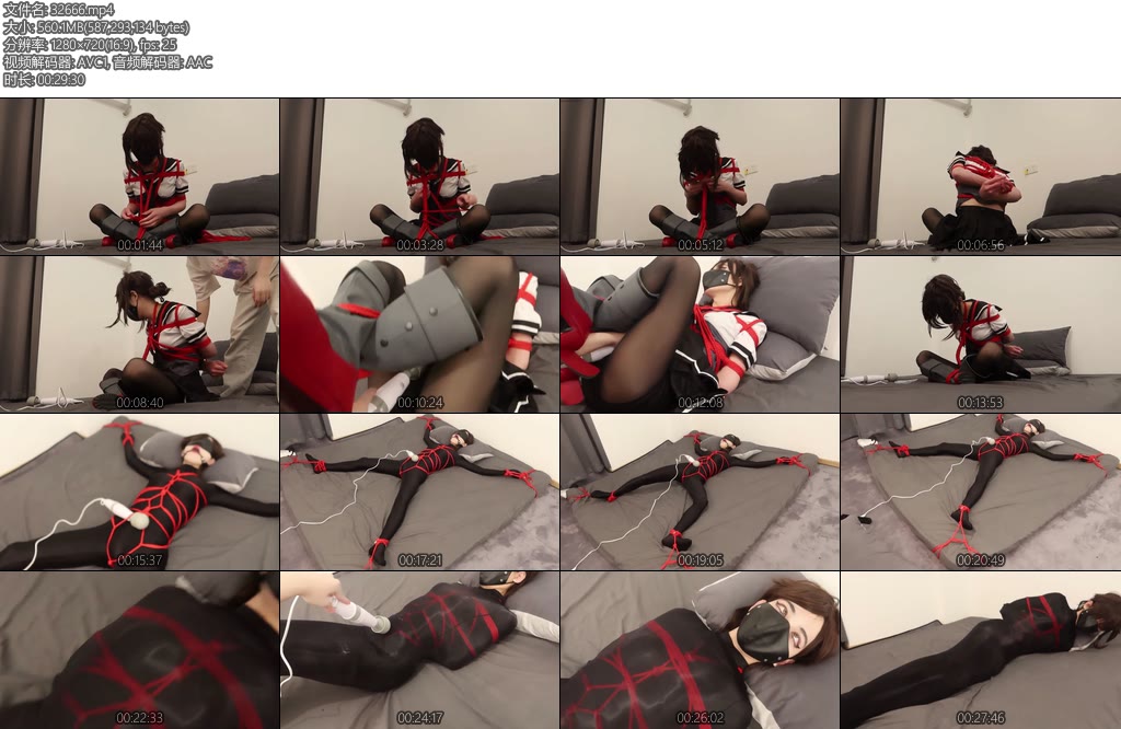 [面具原创] 面具男 女声伪娘Jiojio初月自缚直播面具男突然闯入趁机加固无论她做出任何挣扎都逃脱不掉了-丝依依