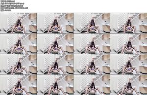 [洛栖原创] 洛栖双腿打开呈m形双手高高吊起想挣扎却无济于事任由前后两颗跳蛋肆虐无助的呻吟变成口水滴落高潮渐渐袭来-丝依依