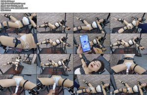 [飞天原创] 雅思禁锢在舒服的产架上喷射如潮-丝依依