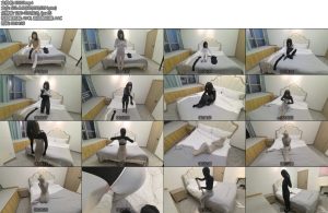 [FXX] 凡小晓ZENTAI丝袜睡袋木乃伊三层zentai四层丝袜睡袋包裹木乃伊搞笑女不适合拍视频全程冷笑话木乃伊状态还唱歌到最后才知道这不比高原反应轻松-丝依依