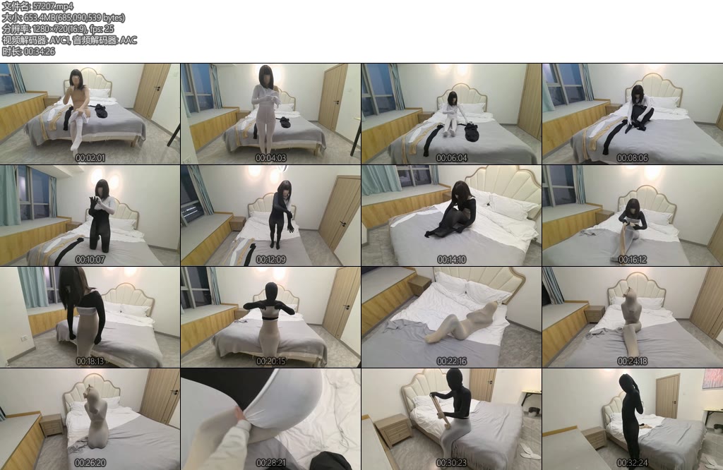 [FXX] 凡小晓ZENTAI丝袜睡袋木乃伊三层zentai四层丝袜睡袋包裹木乃伊搞笑女不适合拍视频全程冷笑话木乃伊状态还唱歌到最后才知道这不比高原反应轻松-丝依依