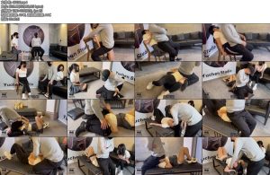 [雨辰原创] 坐脸狂魔②双女版JK小迷妹＆动感四眼妞赖账不还强迫控制精彩游戏坐腿坐脸塑料姐妹挣扎求饶香汗淋漓娇喘连连-丝依依