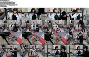 [心悦艺束] 00后小萝莉拘束架完全拘束+调教TK+揉按摩-丝依依