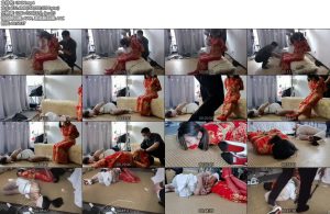[绳之韵] 中西合璧姐妹奴（第一集）中式新娘装瑾瑜和西式婚纱小凡双人捆绑游戏-丝依依
