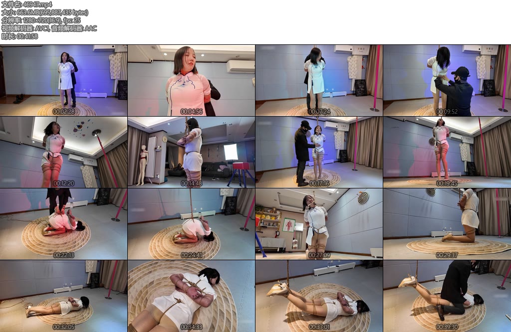 [一绳所爱] 陈红五花紧缚胳膊都捆紫了-丝依依