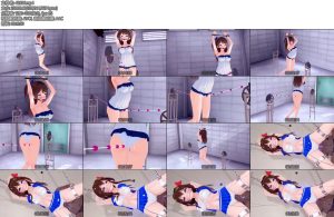 [动画片] 双手吊起电动走珠刺激毛巾封口铁链束缚电击贴ZMD-丝依依