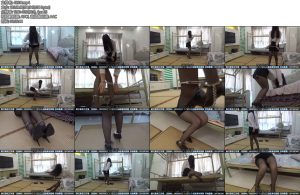 [新月原创] 玉箫定拍职业装黑丝镣铐步行正铐背靠脱鞋子秀JIO垫脚尖-丝依依