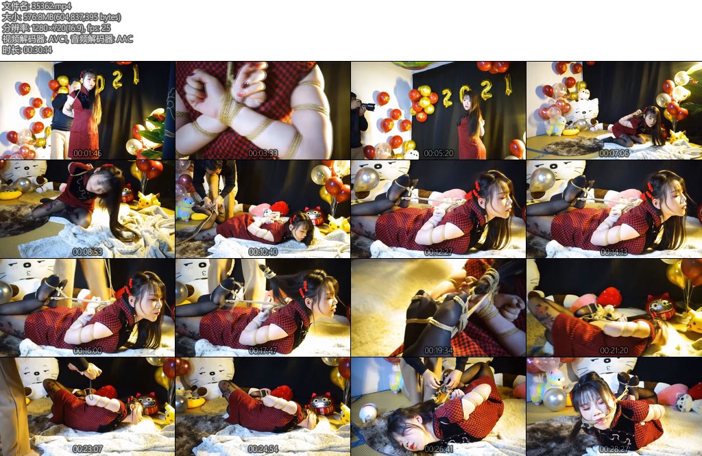 [锐度主张] 嫣儿 痛苦的驷马束发捆脚趾极限拉紧五花勒嘴-丝依依