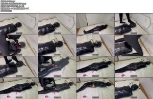 [臭脚妹妹] 木乃伊PLAY40minTDZDB强高大号口球深喉装袋-丝依依