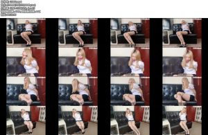 [绳次元] OL美腿，美足！沙发上的禁锢！-丝依依