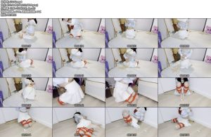 [柯柯原创] JK肉丝日式自缚+折腿+小玩具-丝依依