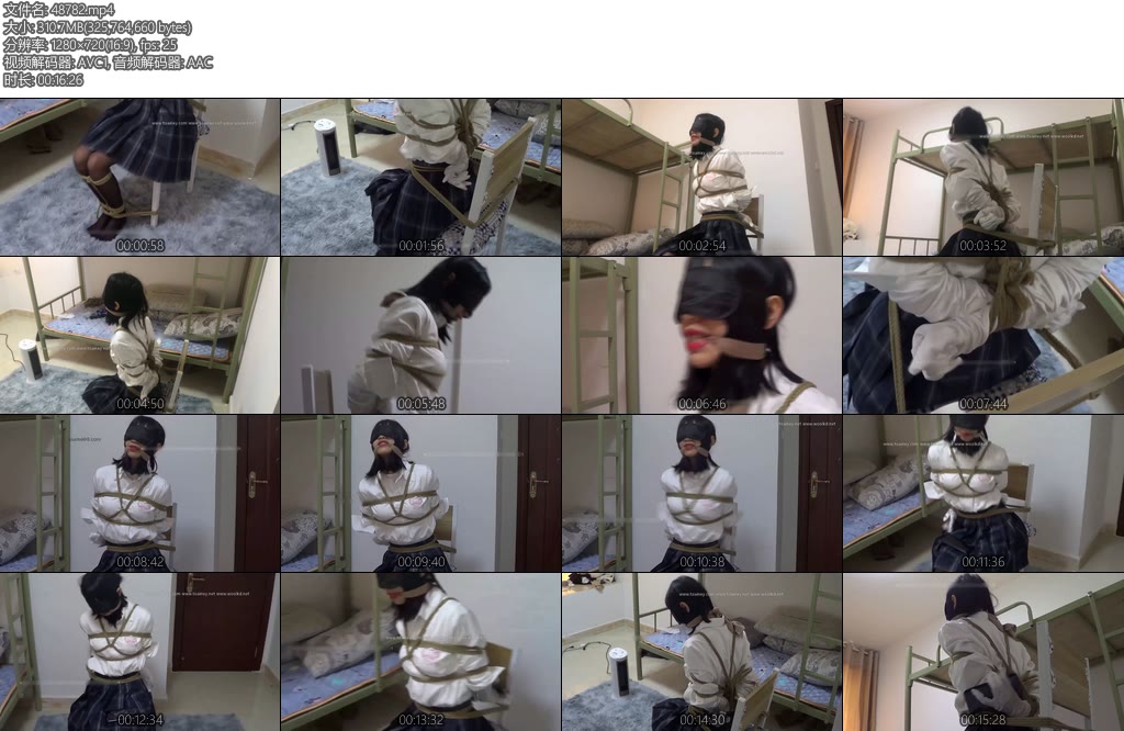 [新月原创] 豆子美女的黑丝白手套无助挣扎腿无敌-丝依依