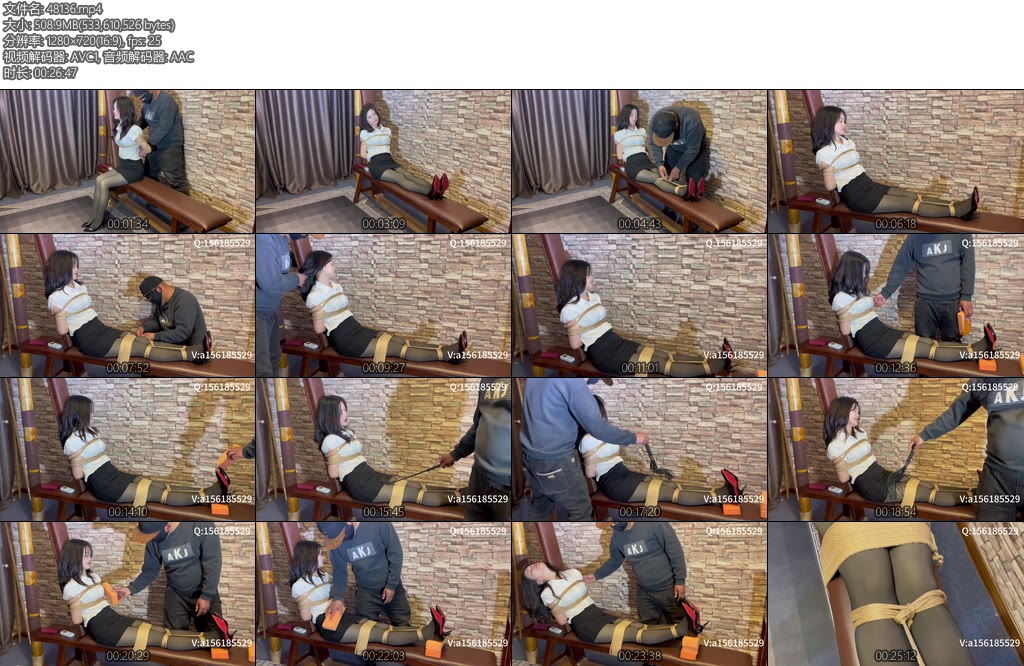 [龙飞原创] 诱导小美女体验老虎凳TK皮鞭抽打导致晕厥-丝依依