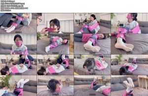 [默示录] 缚艺录小丹粉色胶带与白袜更配哦-丝依依