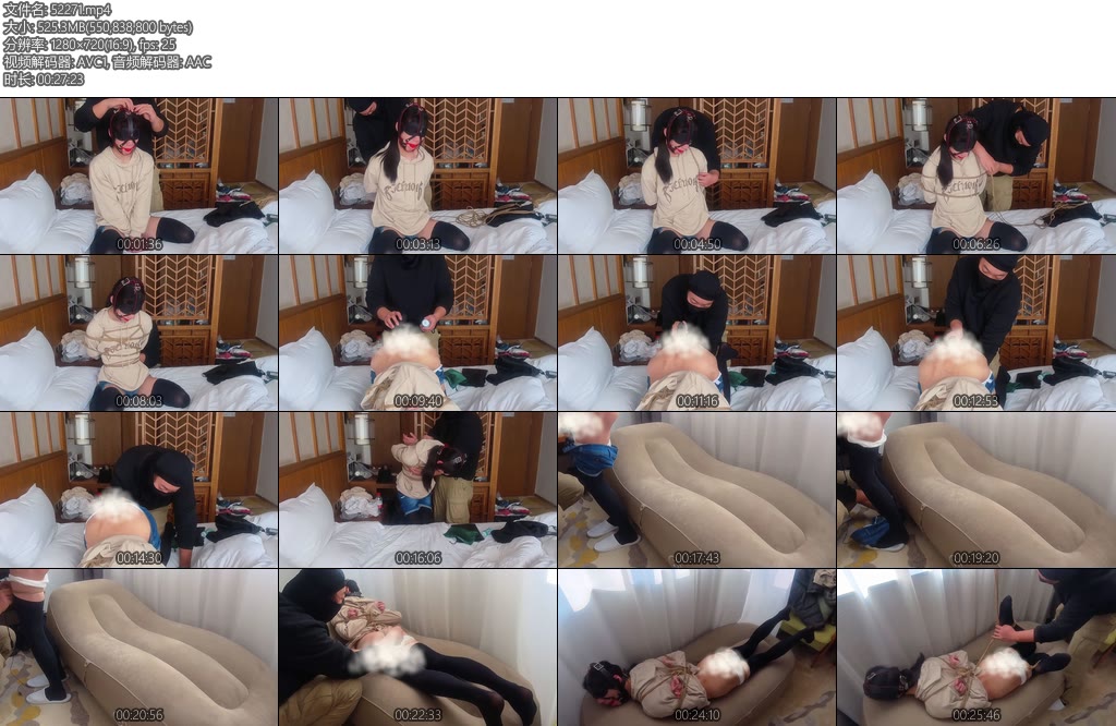 [亚洲绳艺] kilo卫衣黑丝小伪娘紧缚起来后入上-丝依依