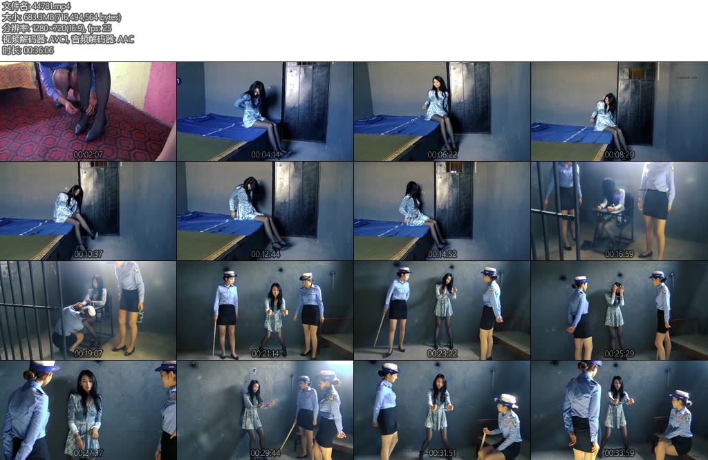 [胜景影视] 秋月花飞暗自殇第一集女犯不老实拒绝交待自己的罪行被惩罚-丝依依