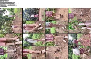 [亚洲绳艺] 学妹户外镣铐行走各种脚镣-丝依依